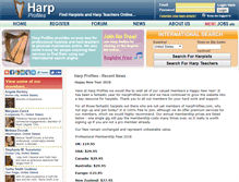 Tablet Screenshot of harpprofiles.com